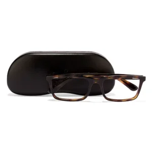 Rayban Brown Rectangle Full Rim Eyeglasses - Image 6