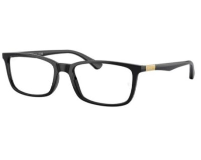 Rayban RB7127II 8239 53 Black Rectangle Full Rim Eyeglasses